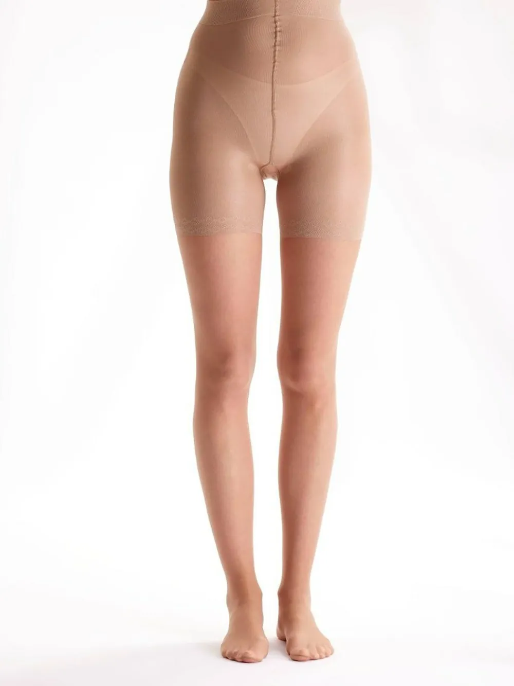 Pretty Polly Bodyshaping Sheet Longline Tights 20 Denier 2 Pack^Women Socks & Tights