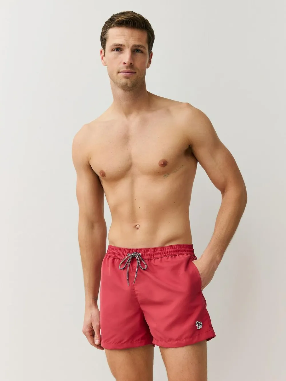Online PS Paul Smith Pink Regular-Fit Logo Swim Shorts