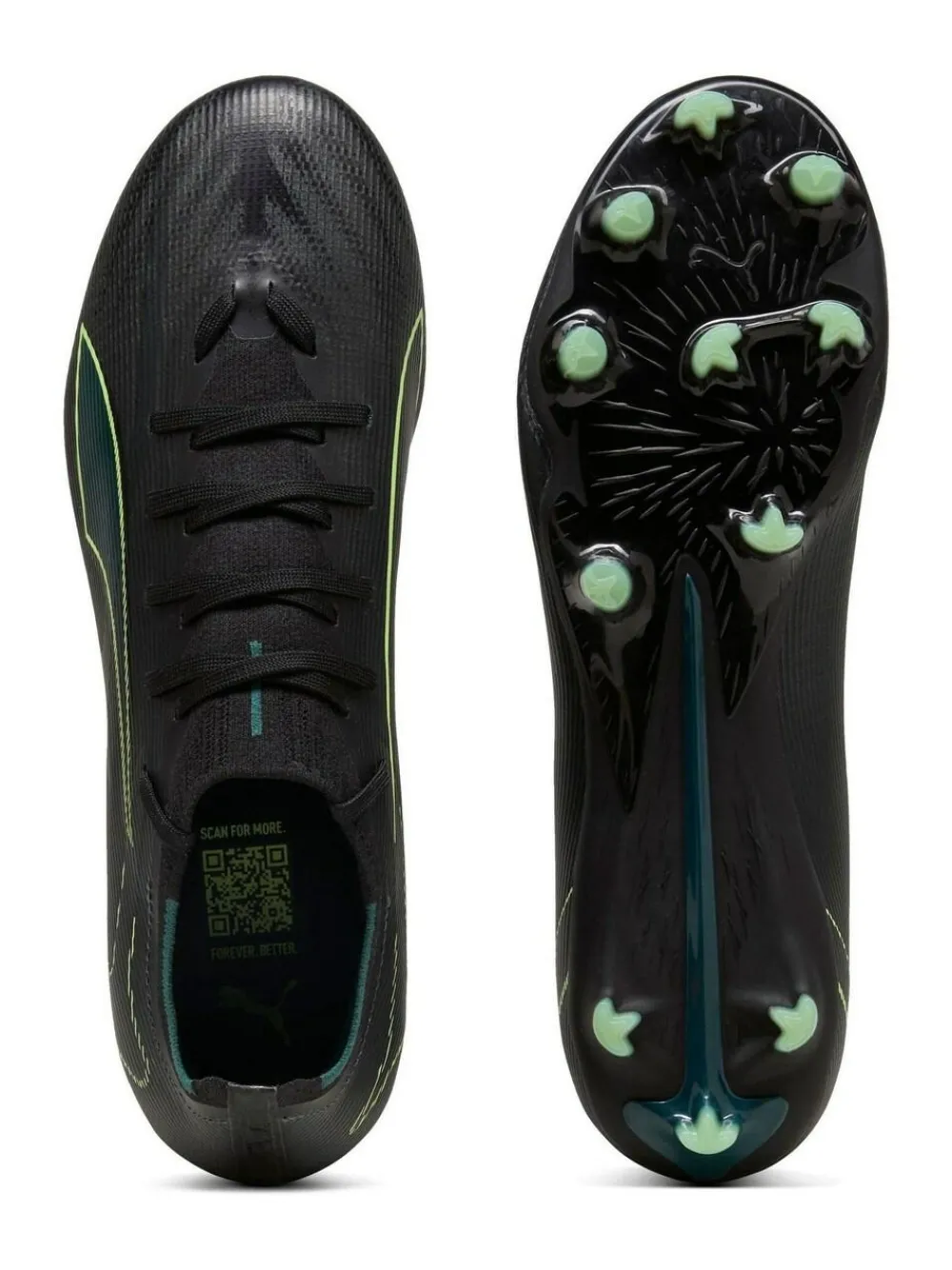 Outlet Puma Mens Uktra 6 Match Firm Ground Football Boots Black