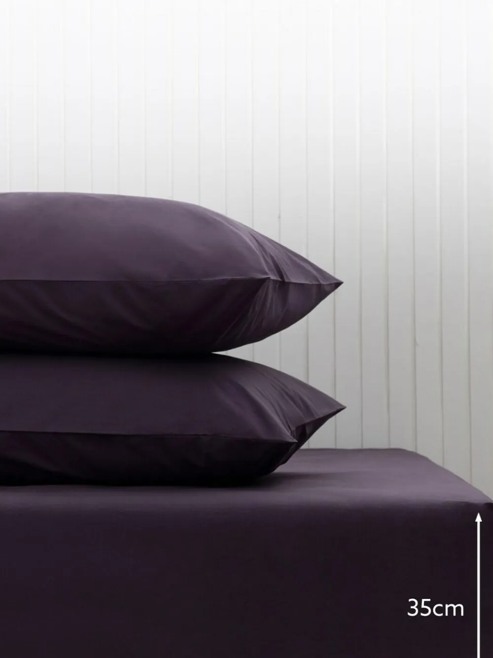 Next Purple Blackberry Cotton Rich Deep Fitted Bed Sheet^ Bedsheets & Pillow Cases