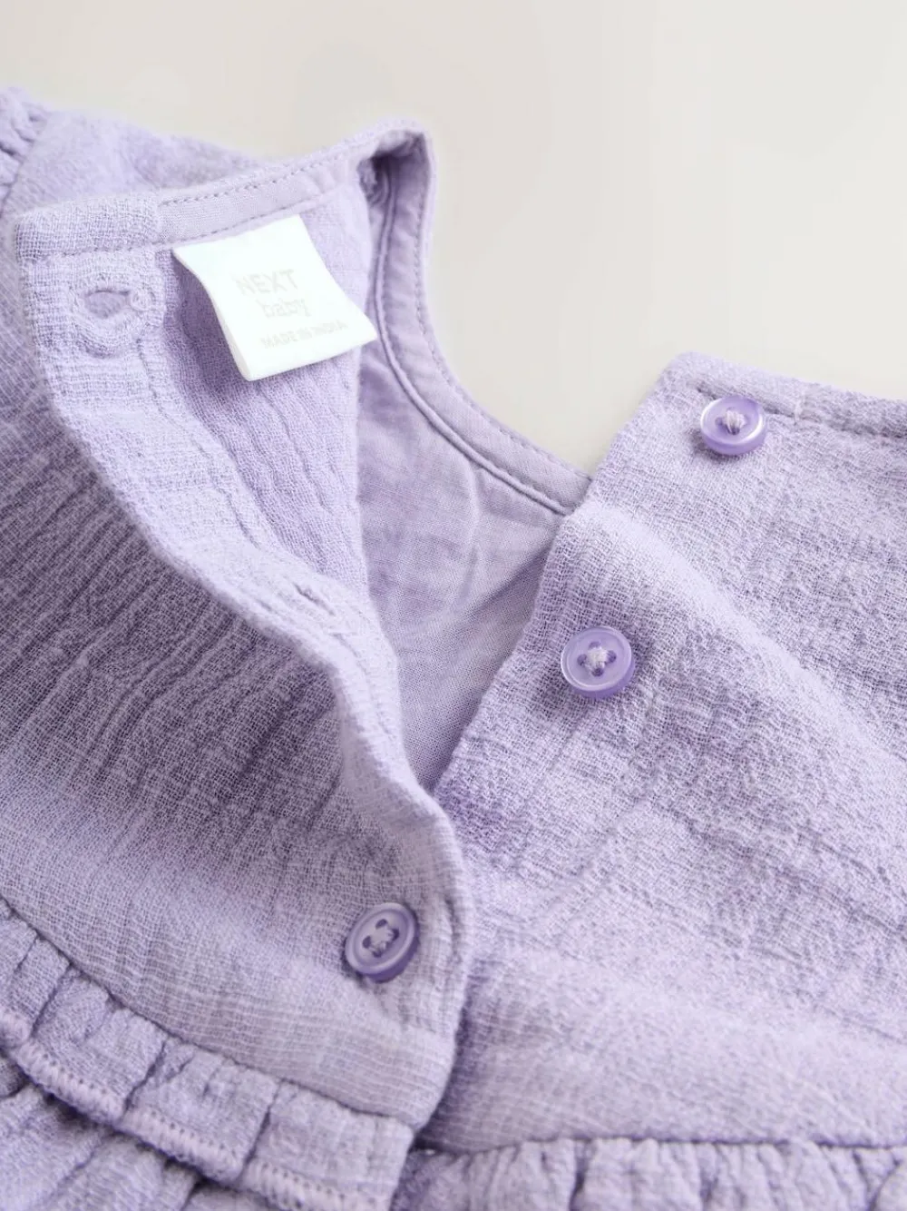 Sale Next Purple Embroidered Baby Bloomer Romper (0mths-2yrs)
