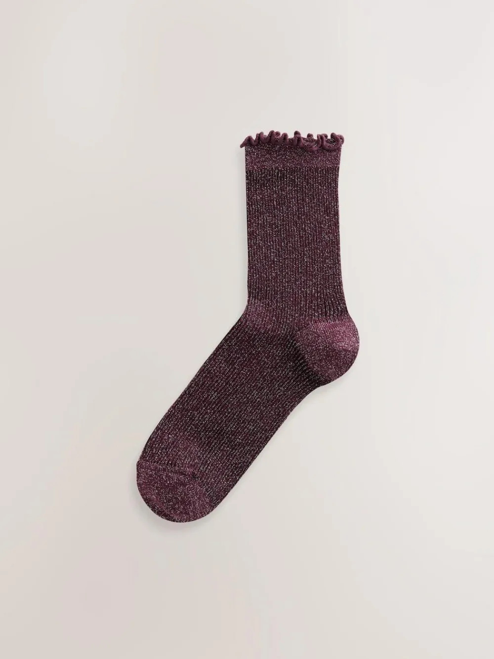 Next Purple Lettuce Welt Ankle Socks 5 Pack^Women Socks & Tights