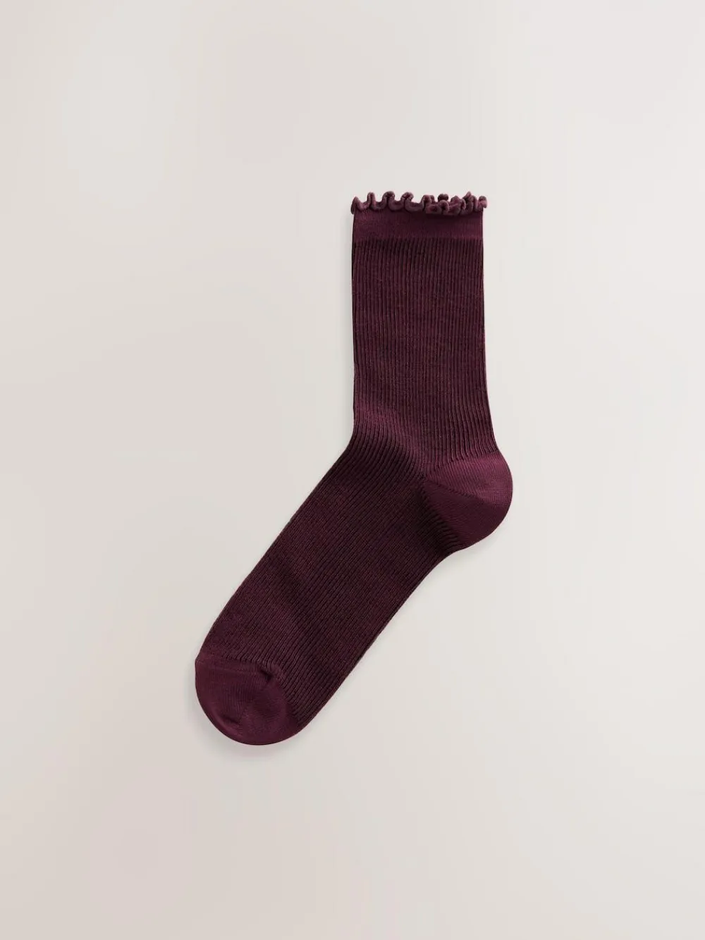 Next Purple Lettuce Welt Ankle Socks 5 Pack^Women Socks & Tights