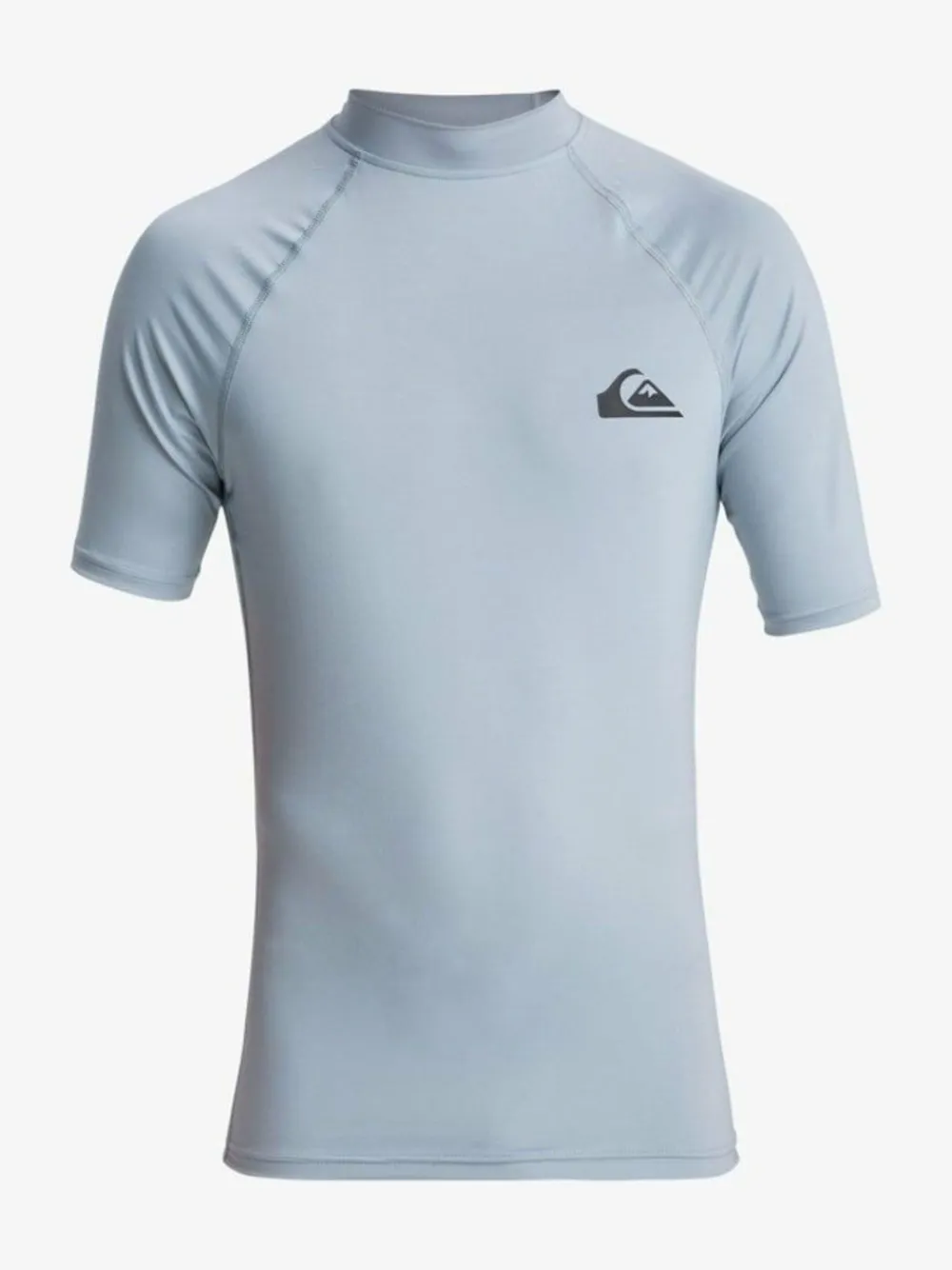 Best Quiksilver Blue Everyday UPF 50 Short Sleeve Logo Rash Vest