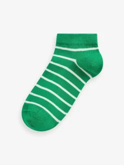Discount Next Rainbow Stripe Cotton Rich Trainer Socks 7 Pack