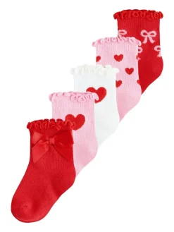 Next Bow Baby Socks 5 Pack (0mths-2yrs)^ Socks & Tights|Socks & Tights