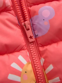 Sale Next Shower Resistant Fleece Lined Hooded Padded Coat (3mths-7yrs) Red Character