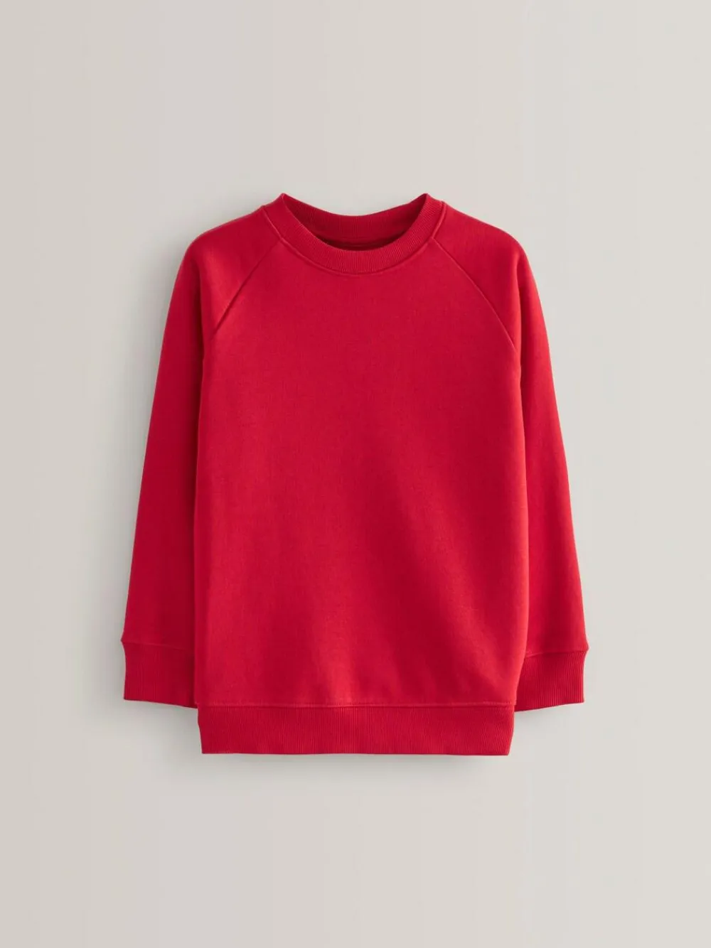 Next Red Crew Neck School Sweater (3-17yrs)^BOY Sweatshirts & Hoodies|Sweatshirts & Hoodies