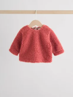 Outlet Next Baby Fleece Tops and Leggings Set 2 Piece (0mths-2yrs) Red Ditsy