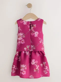 Next Red Floral Scuba Top and Skirt Set (3mths-7yrs)^ Tops|Tops