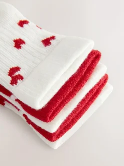 Clearance Next Red Heart Baby Socks 5 Pack (0mths-2yrs)
