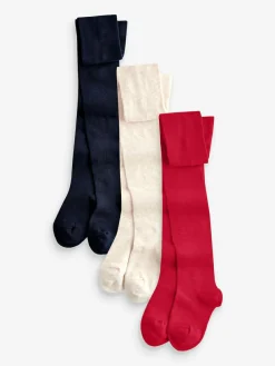Next 3 Pack Cotton Rich Tights^ Socks & Tights|Socks & Tights