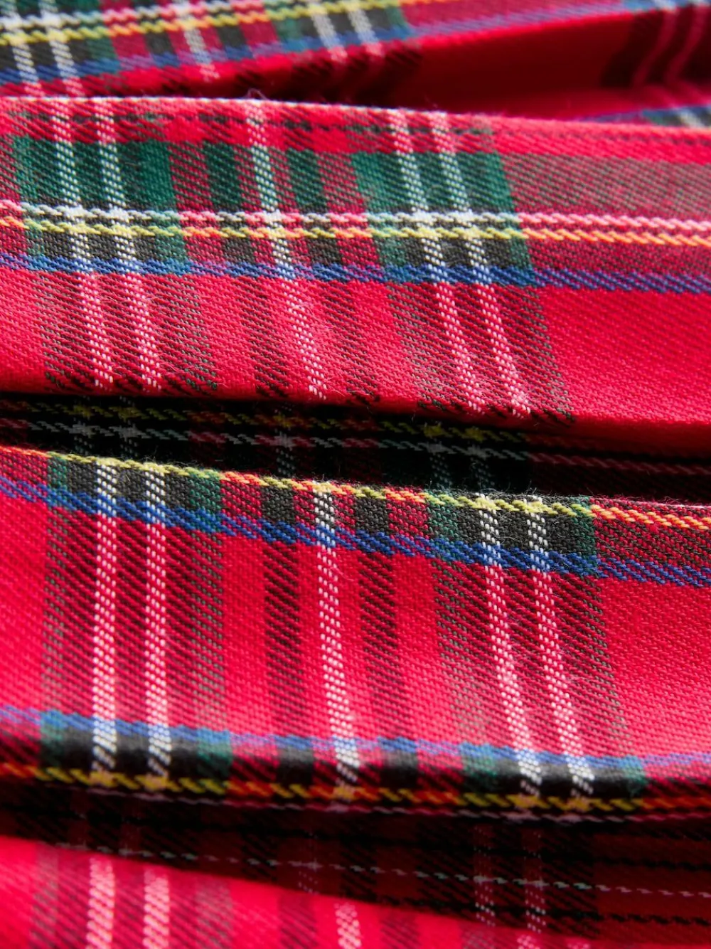 Next Red Tartan Bow Skirt with Navy Tights (3mths-7yrs)^ Shorts & Skirts