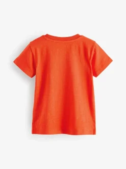 Hot Next Red/Green Short Sleeve T-Shirts 5 Pack (3mths-7yrs)