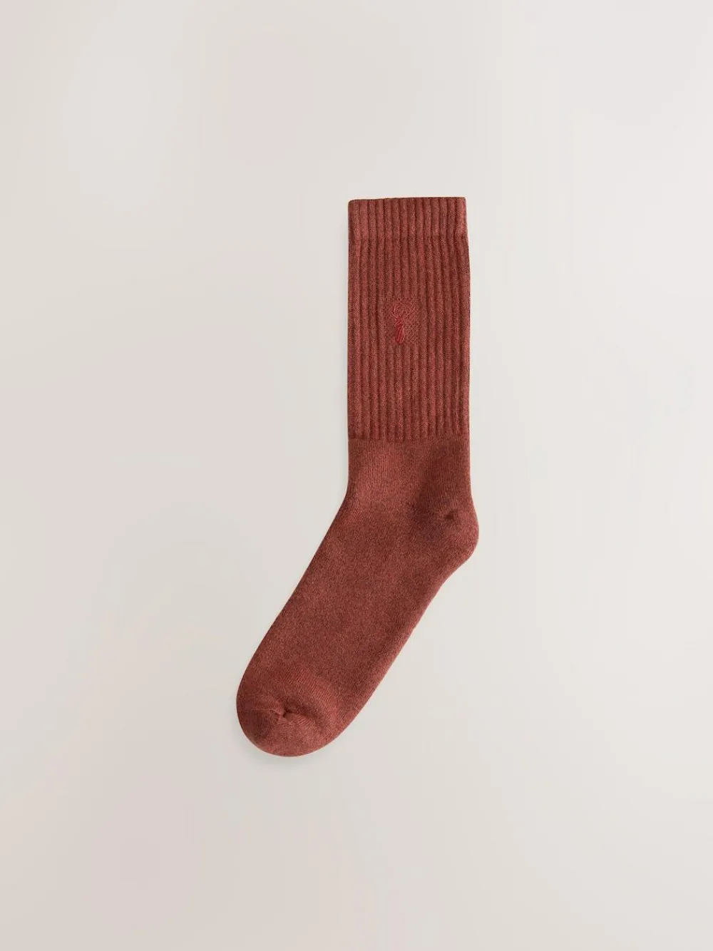 New Next Heavyweight Socks 4 Pack Red/Orange Twisted