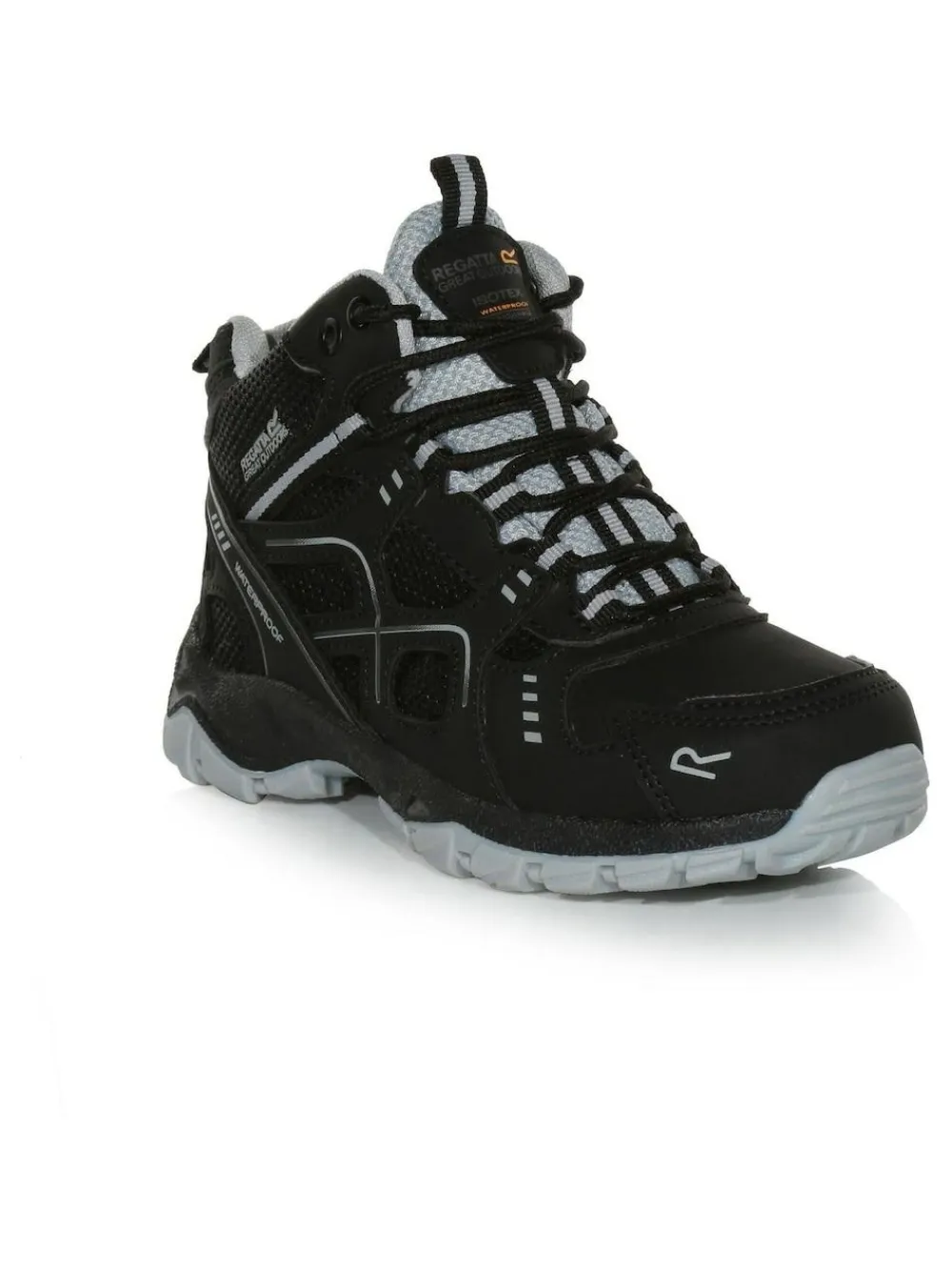 Hot Regatta Kids Vendeavour Walking Boots Black