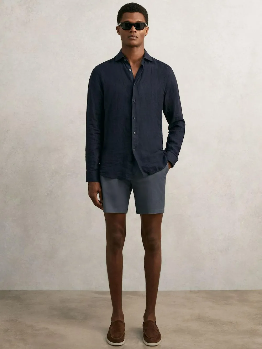 Reiss Wicket Cotton Chino Shorts with Stretch^ Shorts