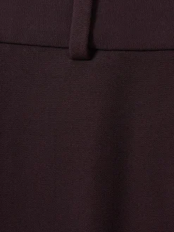 New Reiss Gabi Slim-Fit Suit Trousers Berry
