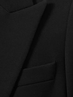 Sale Reiss Gabi Petite Tailored Single Breasted Suit Blazer Black