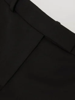 Online Reiss Gabi Petite Wide-Leg Suit Trousers Black