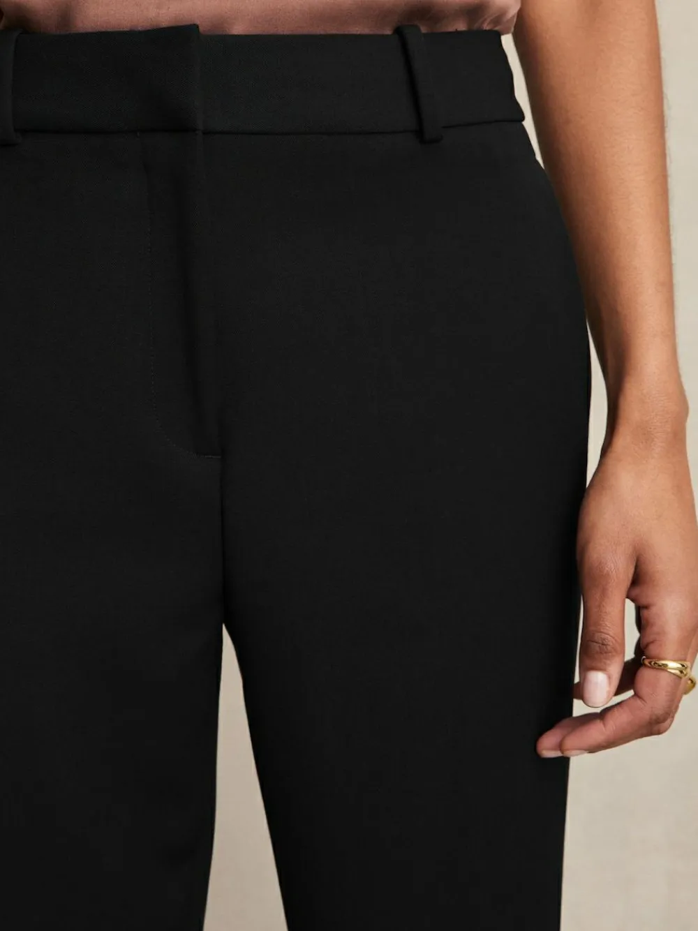 Hot Reiss Gabi Slim-Fit Suit Trousers Black