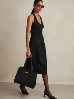 Reiss Gabi Tailored Midi Suit Skirt^Women Skirts