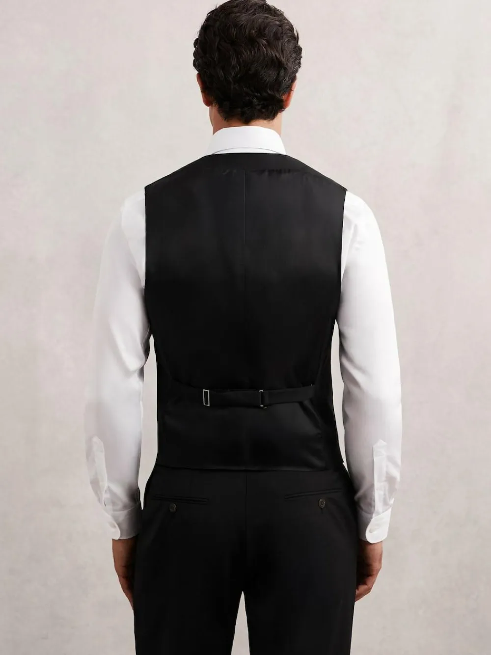 Reiss Promise Wool-Blend Tailored-Fit Waistcoat^ Vests