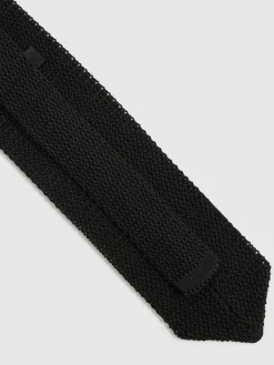 Reiss Punto Silk Knitted Tie^ Ties & Pocket Squares