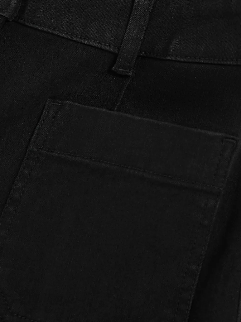 Reiss Black Sakura Petite Patch-Pocket Flared Jeans^Women Jeans|Jeans