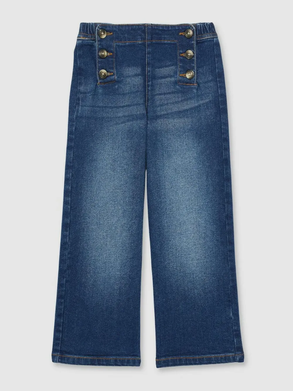 Outlet Reiss Blue Carmelle 3-9 yrs Straight-Leg Sailor Jeans