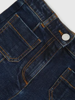Reiss Blue Sakura 9-13 yrs Patch-Pocket Flared Jeans