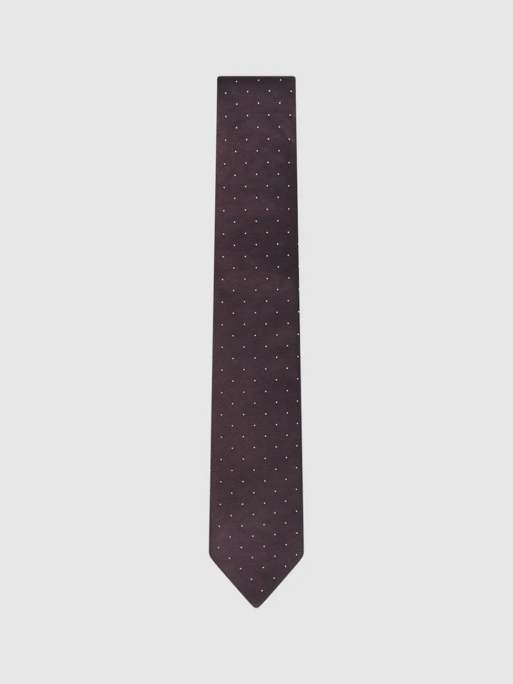 Reiss Burgundy Liam Polka Dot Silk Tie^ Ties & Pocket Squares