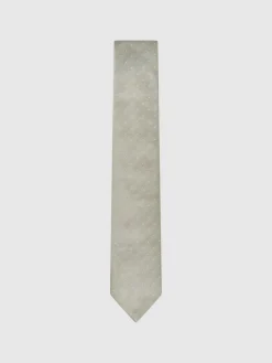 Reiss Champagne Liam Polka Dot Silk Tie^ Ties & Pocket Squares