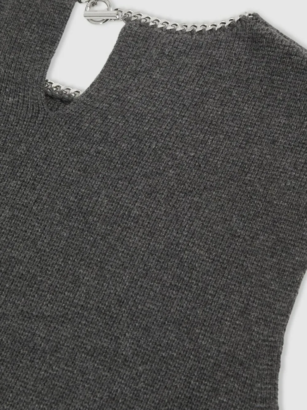 Reiss Nina Wool-Blend Necklace-Trim Knitted Vest^Women Nightwear|Tops & T-Shirts