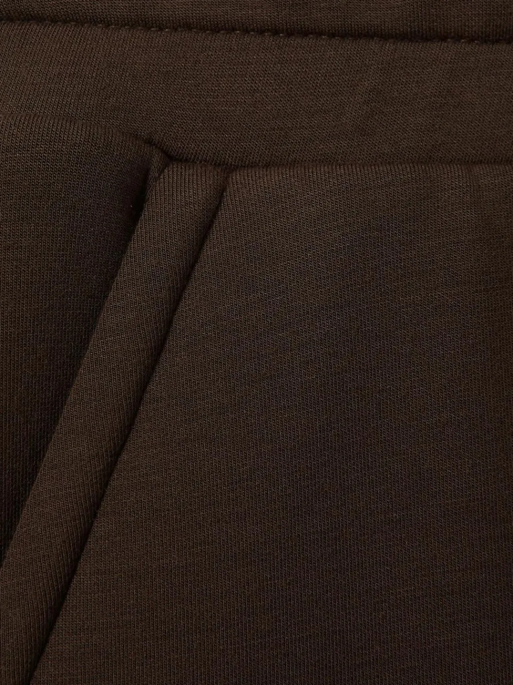 Sale Reiss Chocolate Bernie Premium Interlock Wide-Leg Joggers