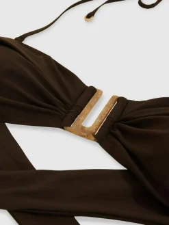 Reiss Carina Removable-Strap Bandeau Bikini Top^Women Swimwear
