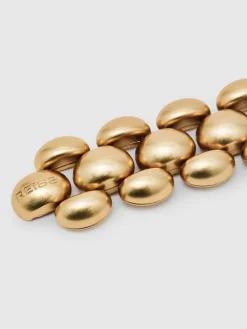 Reiss Gold Darcy Tone Dome Link Bracelet^Women Jewellery