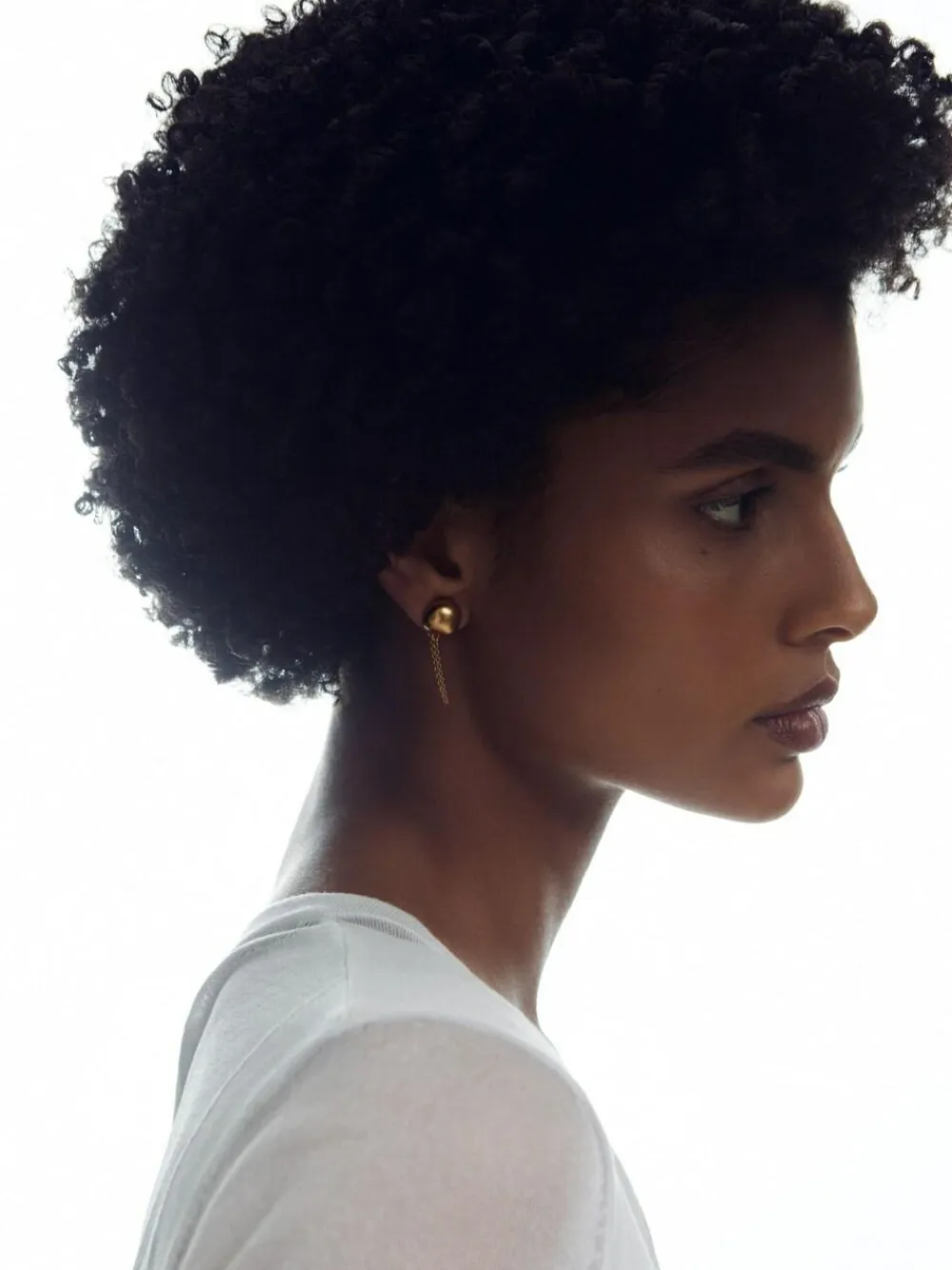Reiss Gold Demi Double Stud Earrings^Women Jewellery