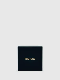 Outlet Reiss Gold Perdita Tone Textured Pebble Pendant Necklace