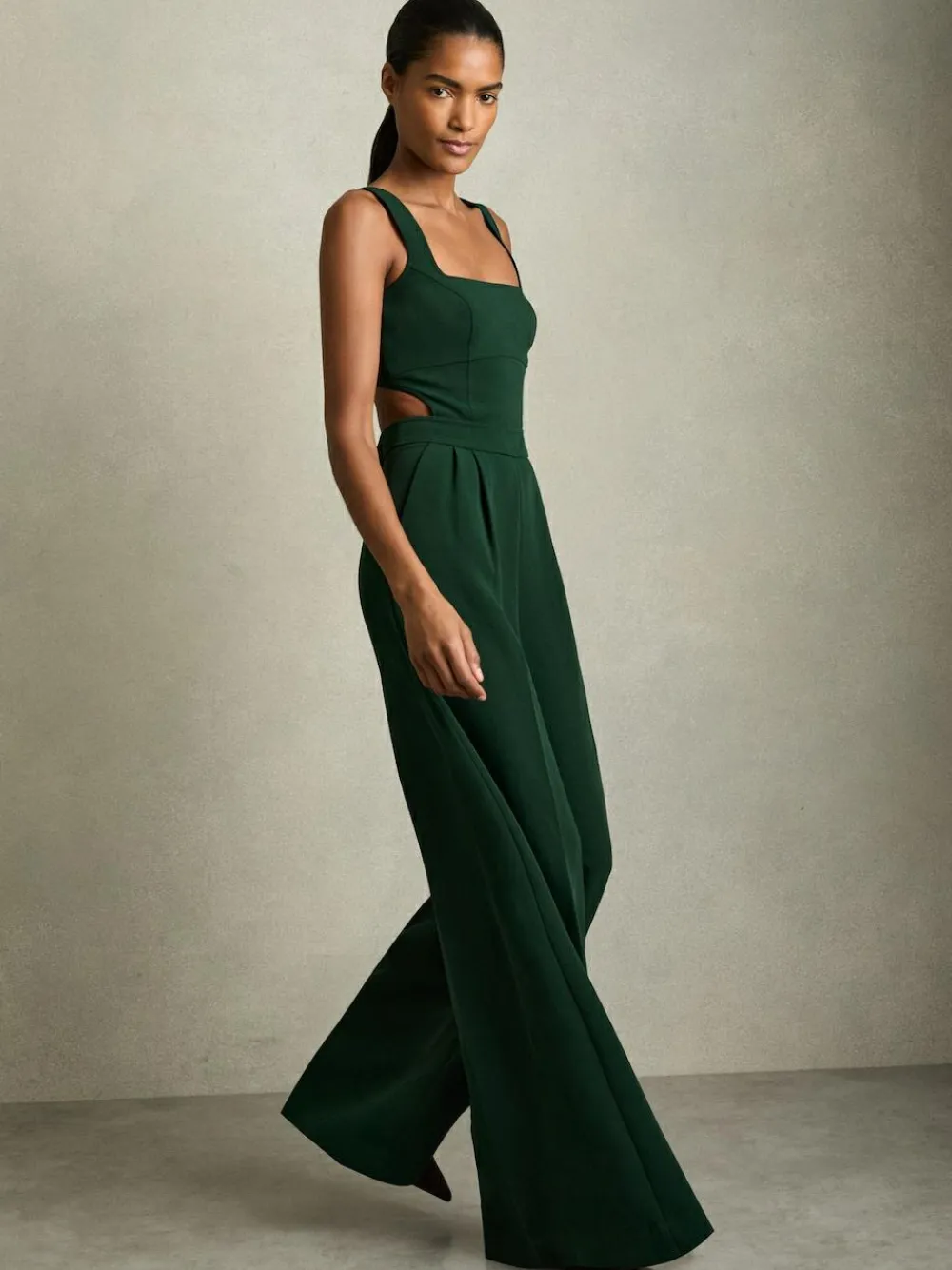 Reiss Dion Wide-Leg Cut-Out Jumpsuit^Women Jumpsuits & Playsuits