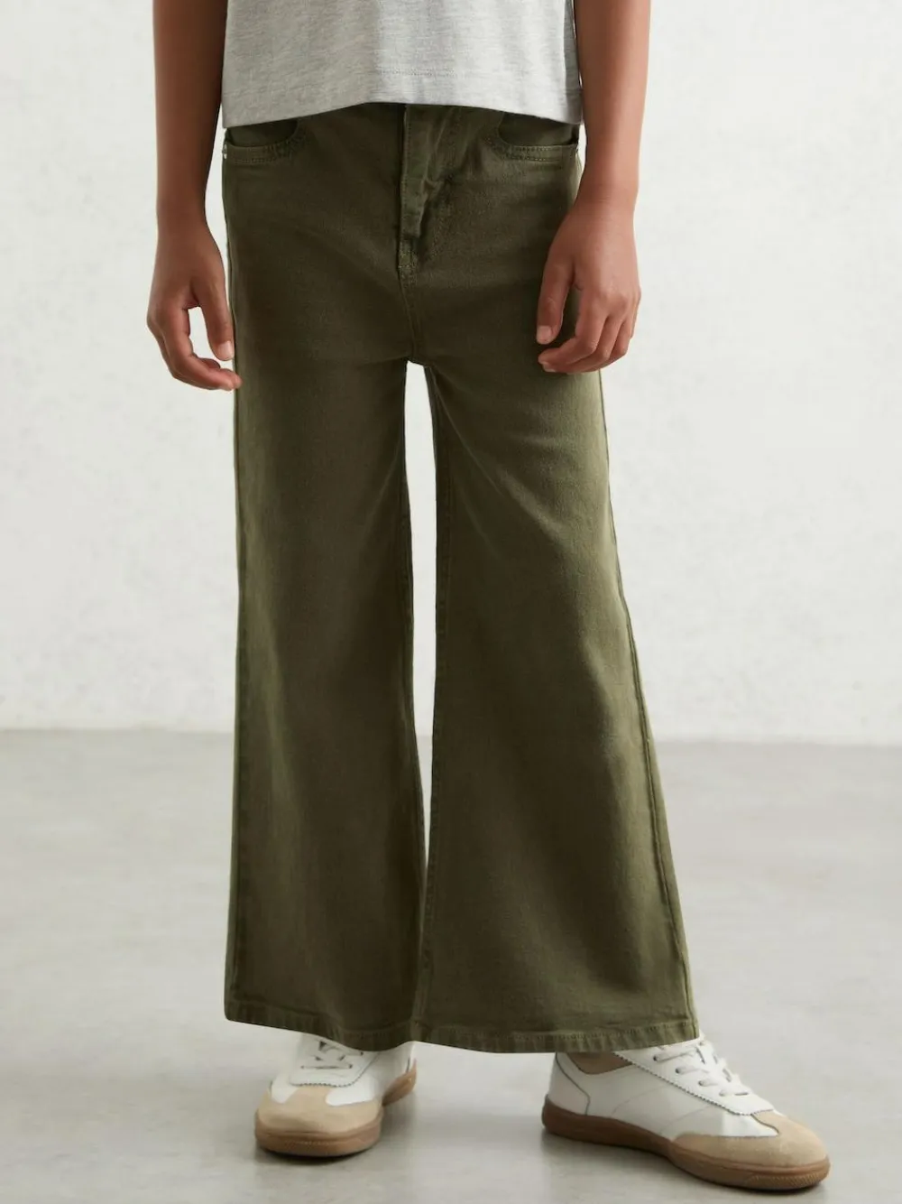 Best Reiss Khaki Clea 9-13 yrs Straight-Leg Mid-Rise Jeans