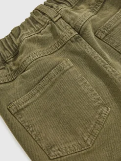 Outlet Reiss Khaki Clea 13-14 yrs Straight-Leg Mid-Rise Jeans