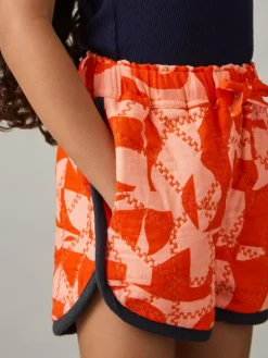 Reiss Multi Josanna 9-13 yrs Cotton Graphic-Print Quilted Shorts^ Shorts