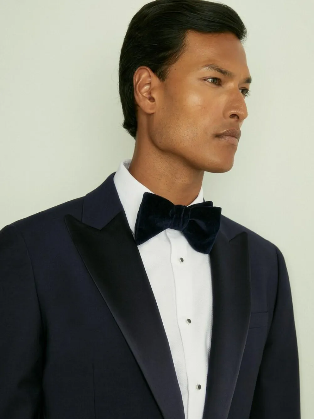 Reiss Navy Poker Peak Lapel Single-Breasted Tuxedo Jacket Slim-Fit^ Blue Suits