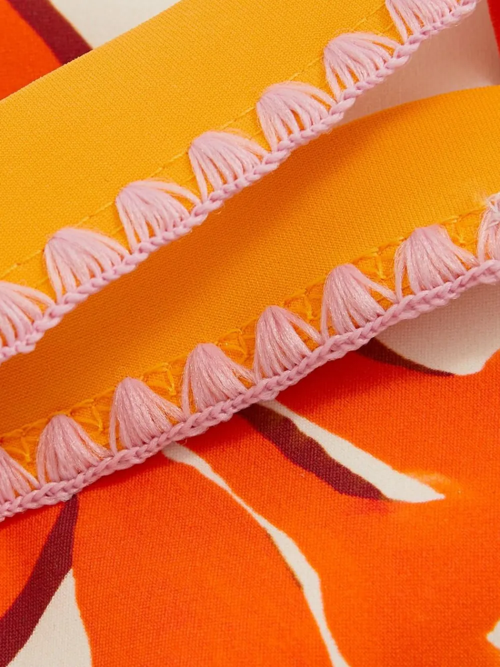 Reiss Pink Print Phoebe 9-13 yrs Floral-Print Bikini Top^ Swimwear|Swimwear