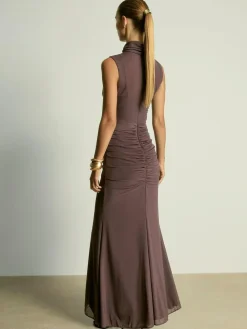 Reiss Daniella Ruched Sleeveless Maxi Dress^Women Maxi Dresses