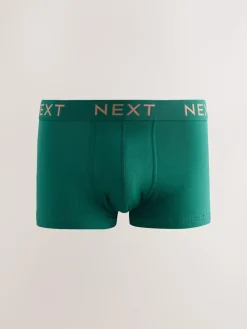 Next Rich Colour 10 pack Cotton Rich Blend Hipsters Boxers^ Underwear|Underwear