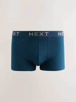 Next Rich Colour 10 pack Cotton Rich Blend Hipsters Boxers^ Underwear|Underwear