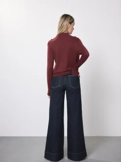 Next High Rise Stretch Wide Leg Jeans^Women Jeans|Jeans