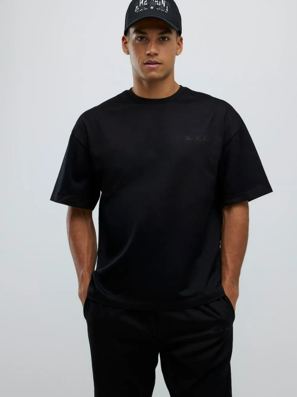 River Island Boxy T-Shirt and Jogger Set^ Joggers|Joggers